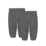 Garanimals Baby Boy Fleece Joggers Multipack, 2-Pack, Sizes 6-24 Months